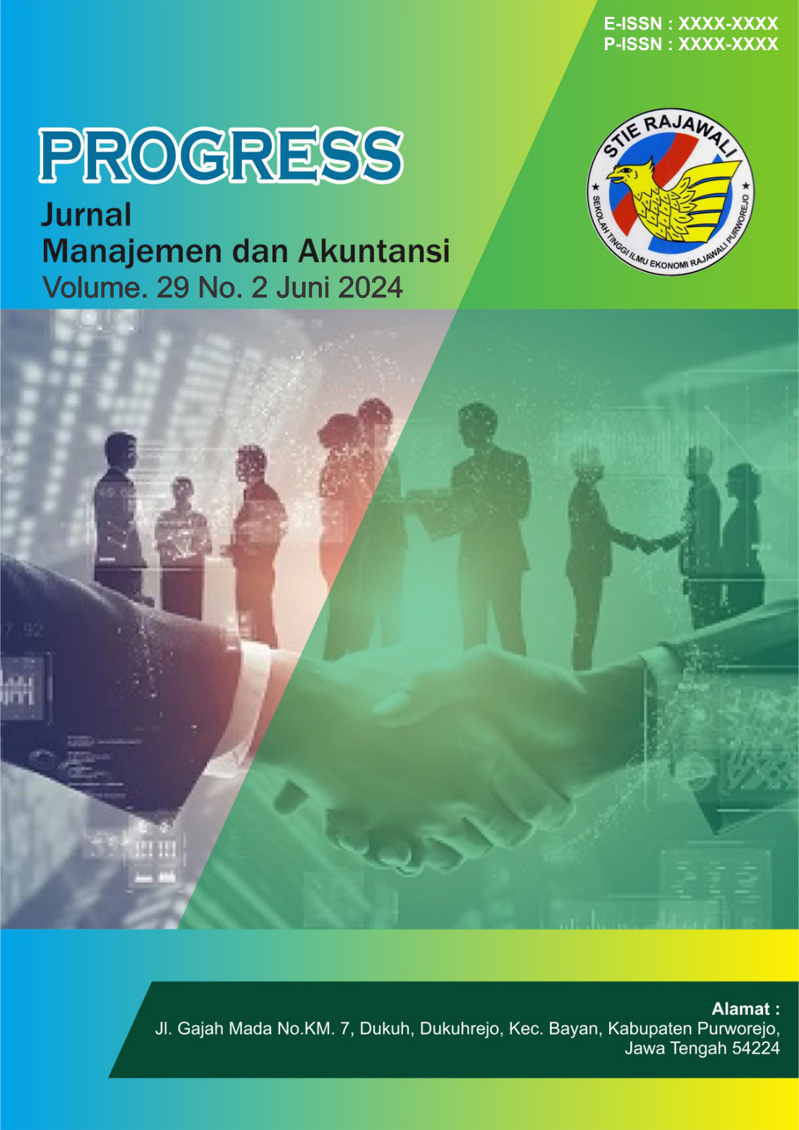 					View Vol. 29 No. 2 (2024): Juni : Progress Jurnal Manajemen dan Akuntansi
				